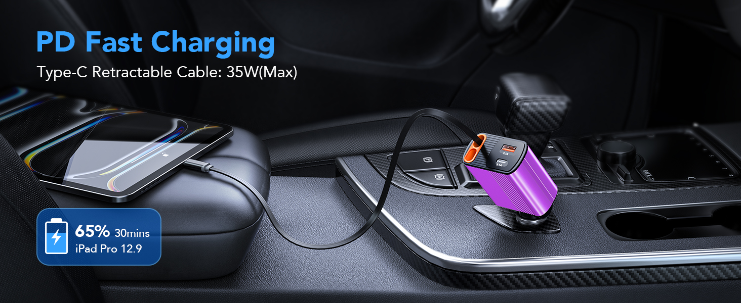 Retractable Car Charger