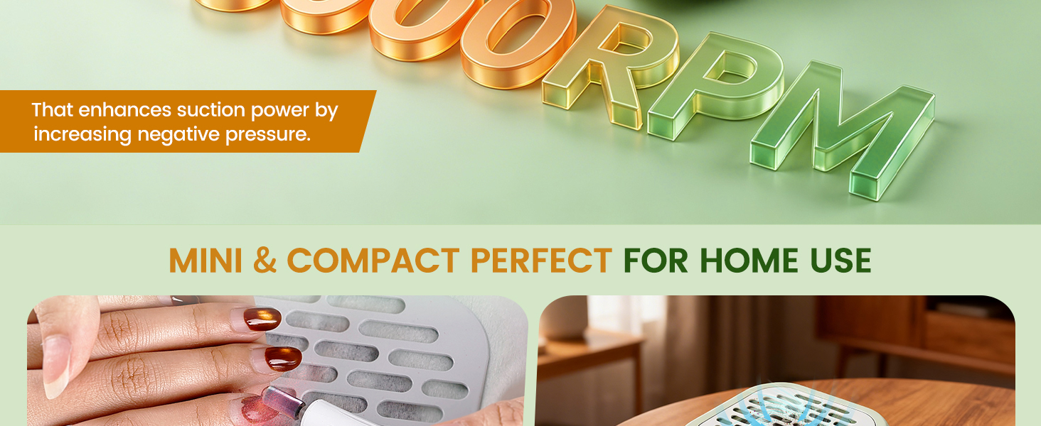 Mini Nail Dust Collector