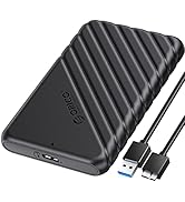 ORICO 2.5 inch External Hard Drive Enclosure USB 3.0 to SATA III for 7mm and 9.5mm SATA HDD SSD T...