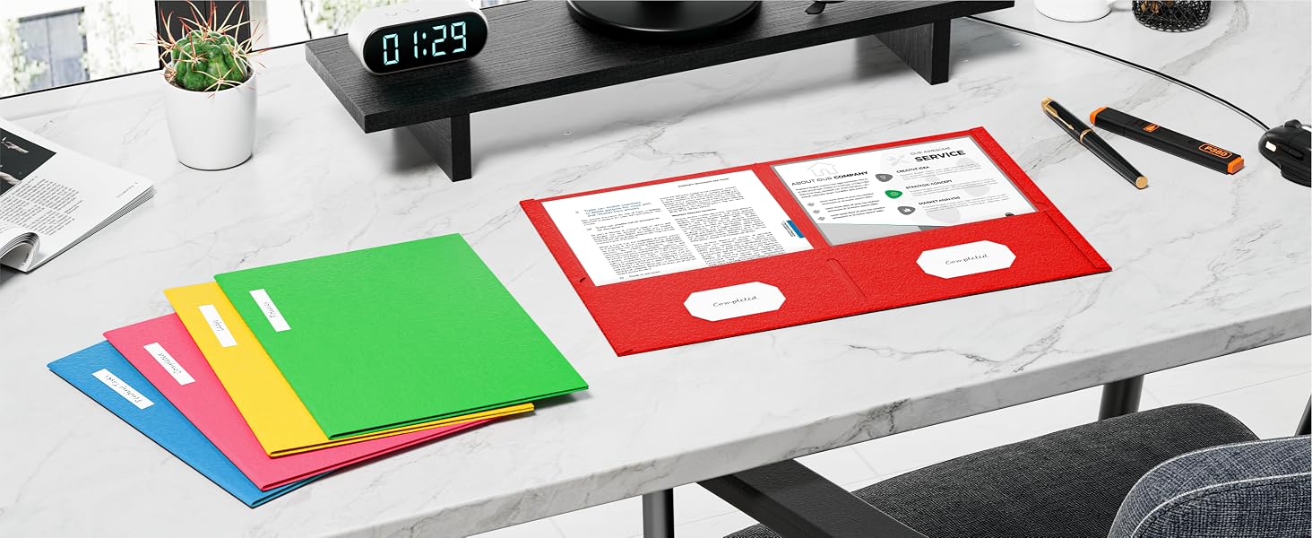 paper folders with prongs