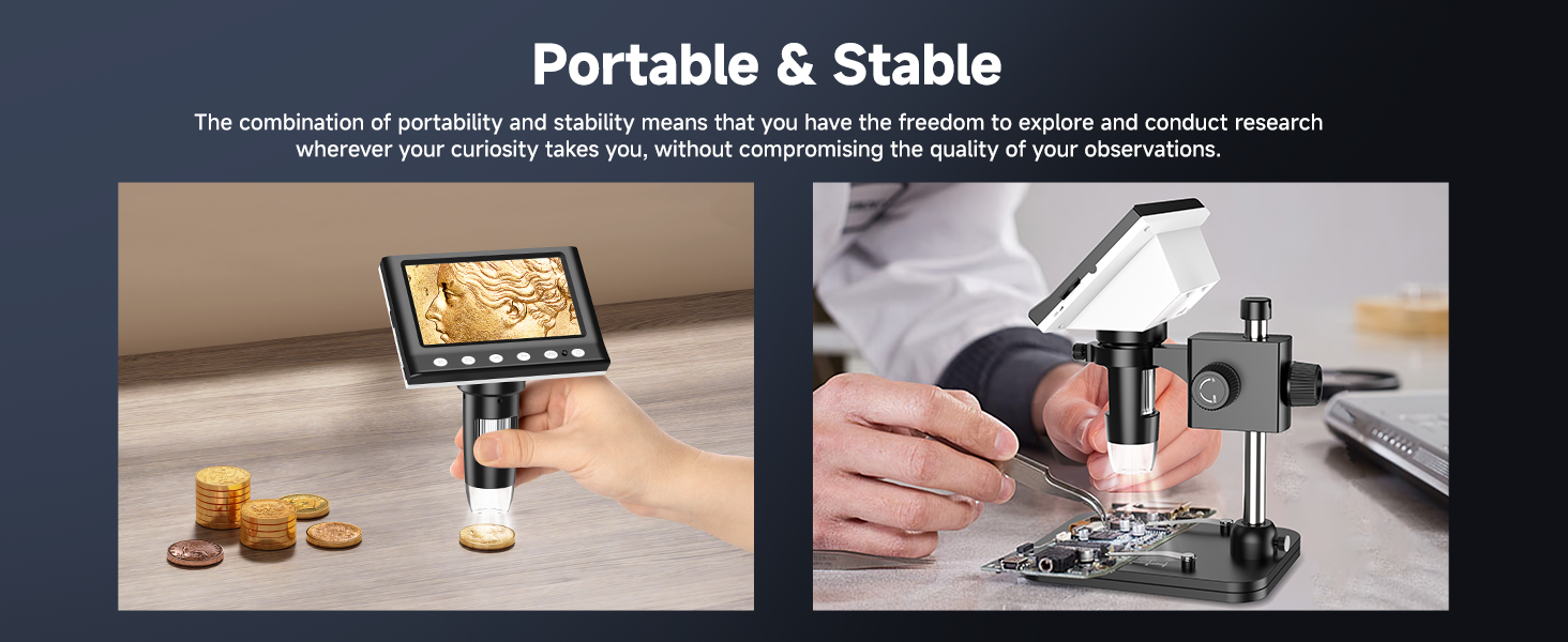 stable microscope usage