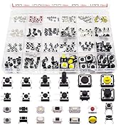 TWTADE 260pcs Micro Momentary Tact Switch Tactile Push Button Switch 26 Values 4 pin/3 pin/2 pin ...