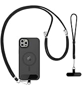 CACOE Phone Lanyard 2 Pack-1× Adjustable Neck Strap,1× Wrist Strap,2× Pads,Universal Crossbody Ce...