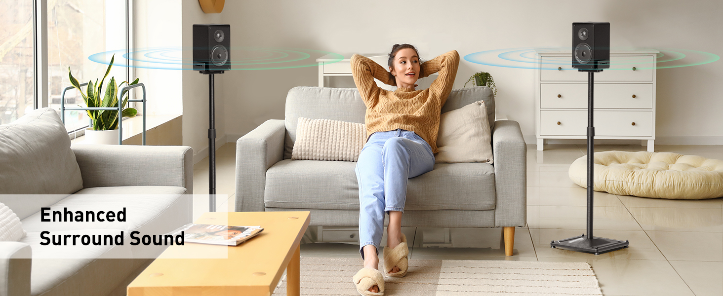 Surround Sound Speaker Stand