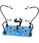 Magnetic Helping Hands Soldering, Helping Hand Tools, Third Hand with Vise Clamp, Adjustable PCB ...