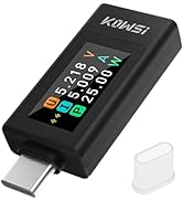 4-30V 0-8A USB C Tester Digital Multimeter, Voltage and Current Tester Meter Voltmeter Power Bank...