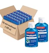 100Pcs Travel Size Mouthwash Bulk Mini Mouthwash Small Portable 1.69fl oz | Mouthwash Alcohol Fre...