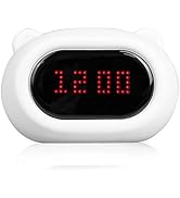 Lumipets LumiClock Bear Nightlight and Alarm Clock, Help Babies, Toddlers, Girls and Boys Fall As...