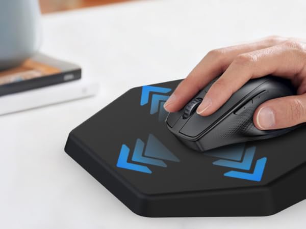 mouse pad with wrist support