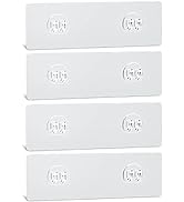 AKTECKE Shower Caddy Adhesive Replacement, No Drilling Transparent Adhesive Wall Hooks for Corner...