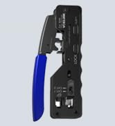 VCELINK RJ45 Crimping Tool Pass Through, Ethernet Wire Cutter Crimper for Cat7 Cat6A Cat6 Cat5E C...