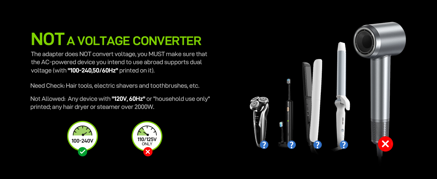 universal travel adapter pulse 45w