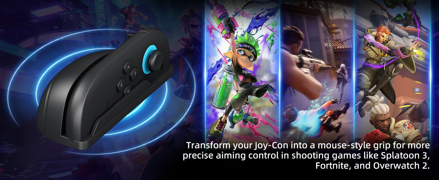 like Splatoon 3, Fortnite, and Overwatch 2.