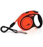 Flexi Xtreme Tape Orange &amp; Black Extra Small 3m Retractable Dog Leash/Lead for Dogs up to 15kgs/3...