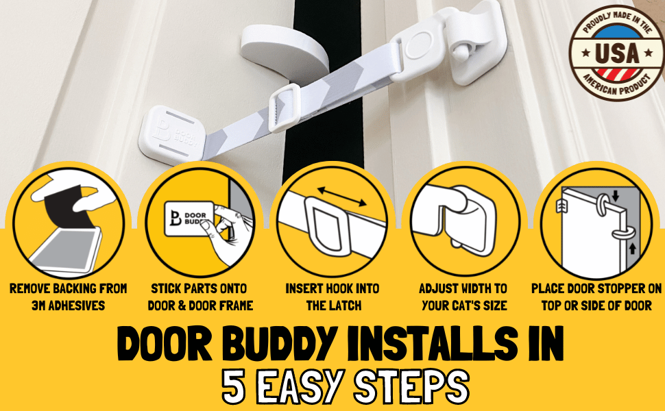Door Buddy - cat door strap