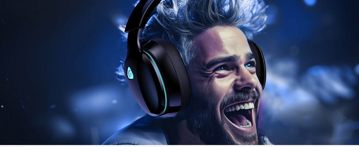 Gtheos wireless gaming headset ps5 headset gaming headphones bluetooth gaming headset