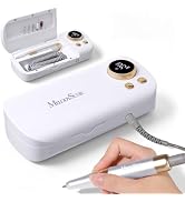 MelodySusie 2-in-1 Nail Drill SM330A 35000RPM with Built-in Storage Case | Rechargeable, 8-12h Ru...