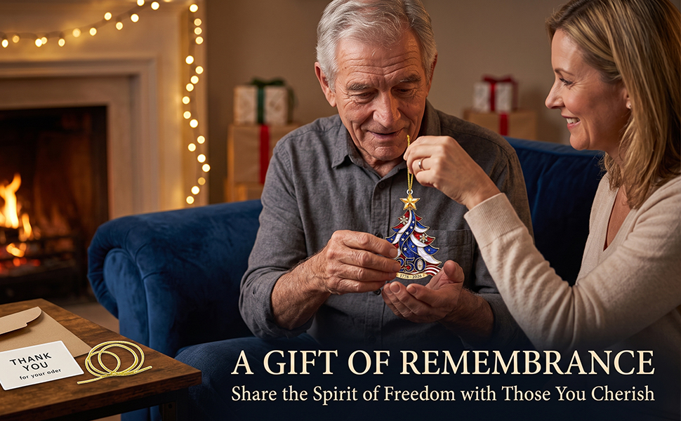 USA 250th Tree Ornament