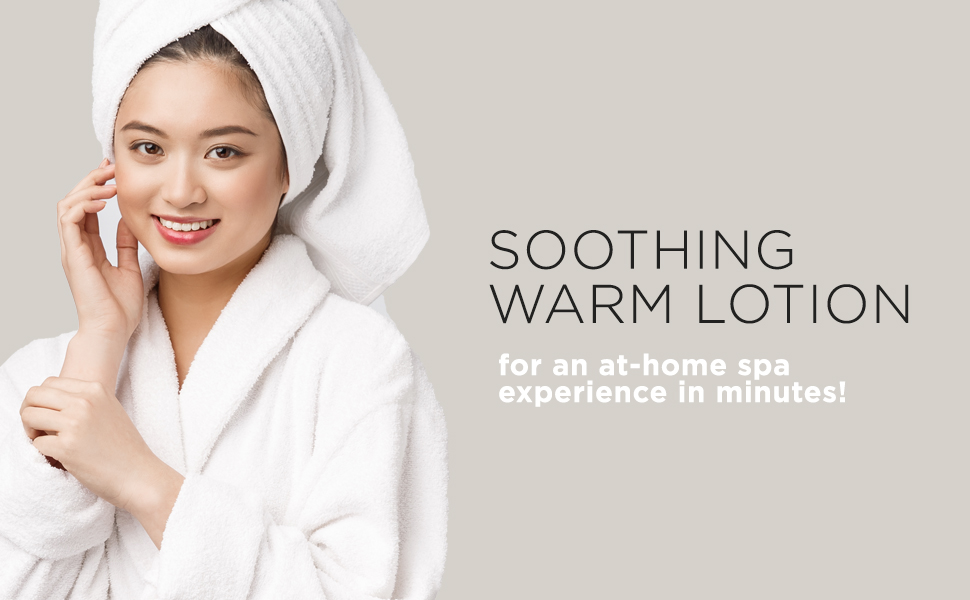 Soothing warm lotion