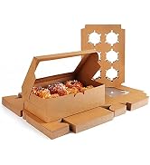 EUSOAR Cupcake Boxes, 50pcs 9.4