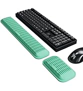 MEKASS Ergonomic Wrist Rest for Keyboard and Mouse, Soft Memory Foam Keyboard Wrist Rest Set with...