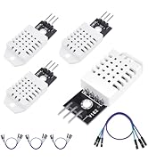 SATUY 4Pcs DHT22/AM2302 Digital Temperature Humidity Sensor Module with Cable, Temp Range -40~80?...