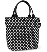 Aosbos Lunch Tote Bag, Insulated Lunch Box for Women, Leakproof Lunch Cooler Purse for Work, Polk...
