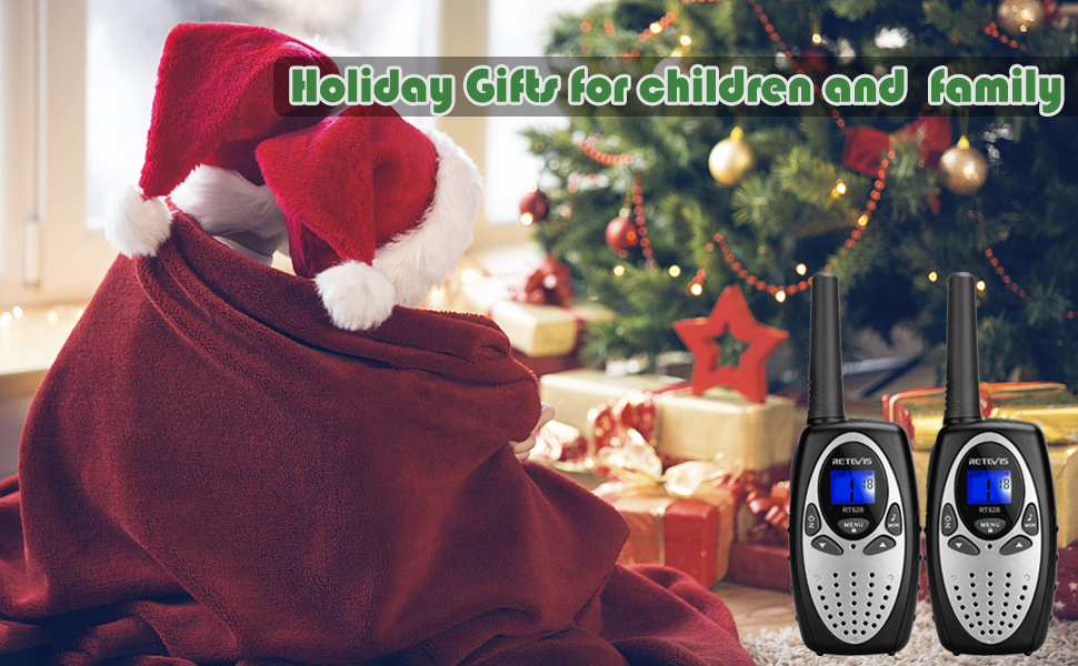 Retevis RT628 walkie talkie for kids slivery for family and children