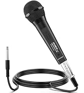 talomen Wired Microphone for Singing, Metal Female, ON/Off Switch, Professional Vocal Dynamic Mic...