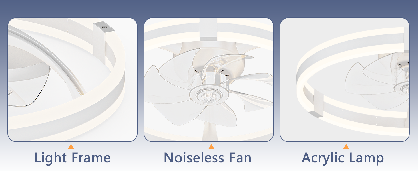 small ceiling fan with light and remote