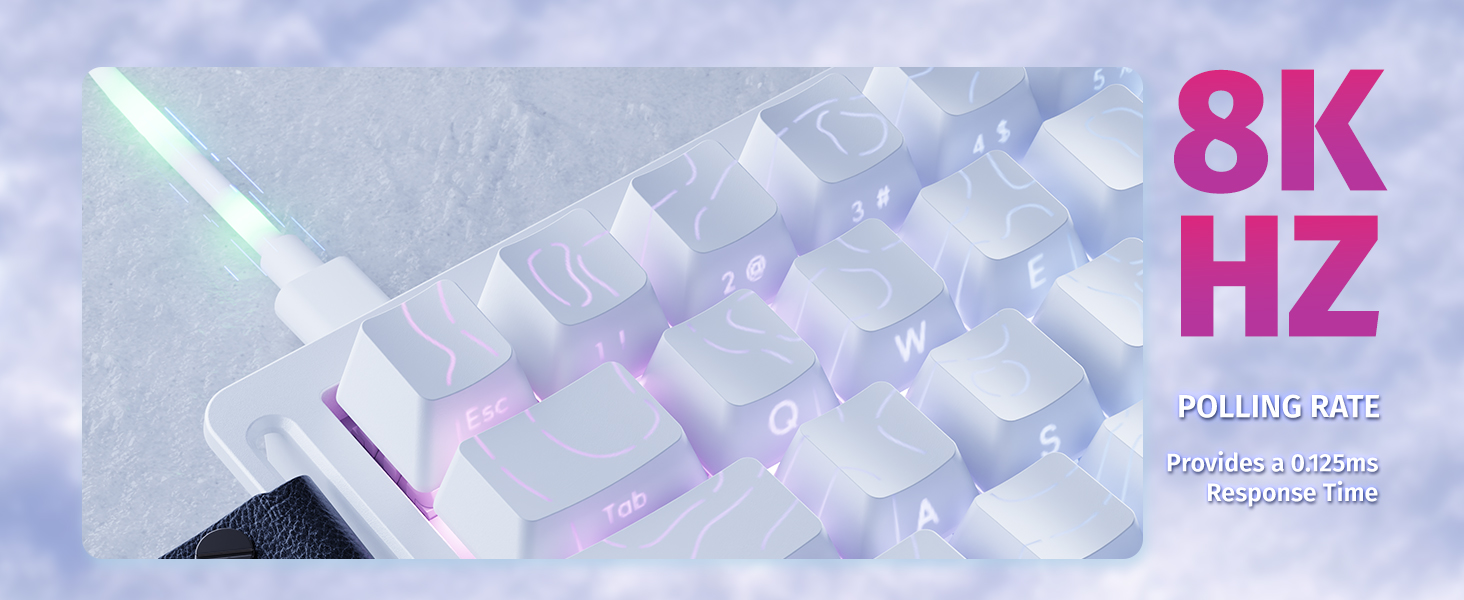 ATTACK SHARK X68HE 8K Polling Rate Magnetic Mechanical Gaming Keyboard