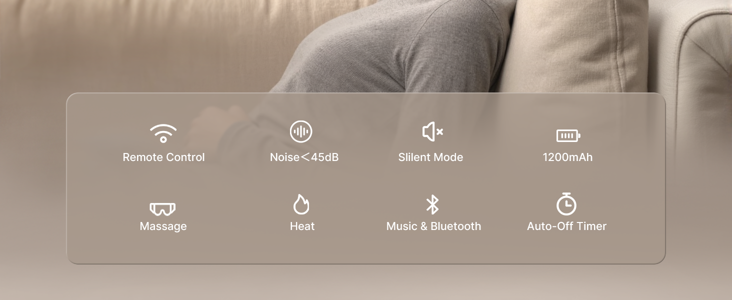 eye massager with heat