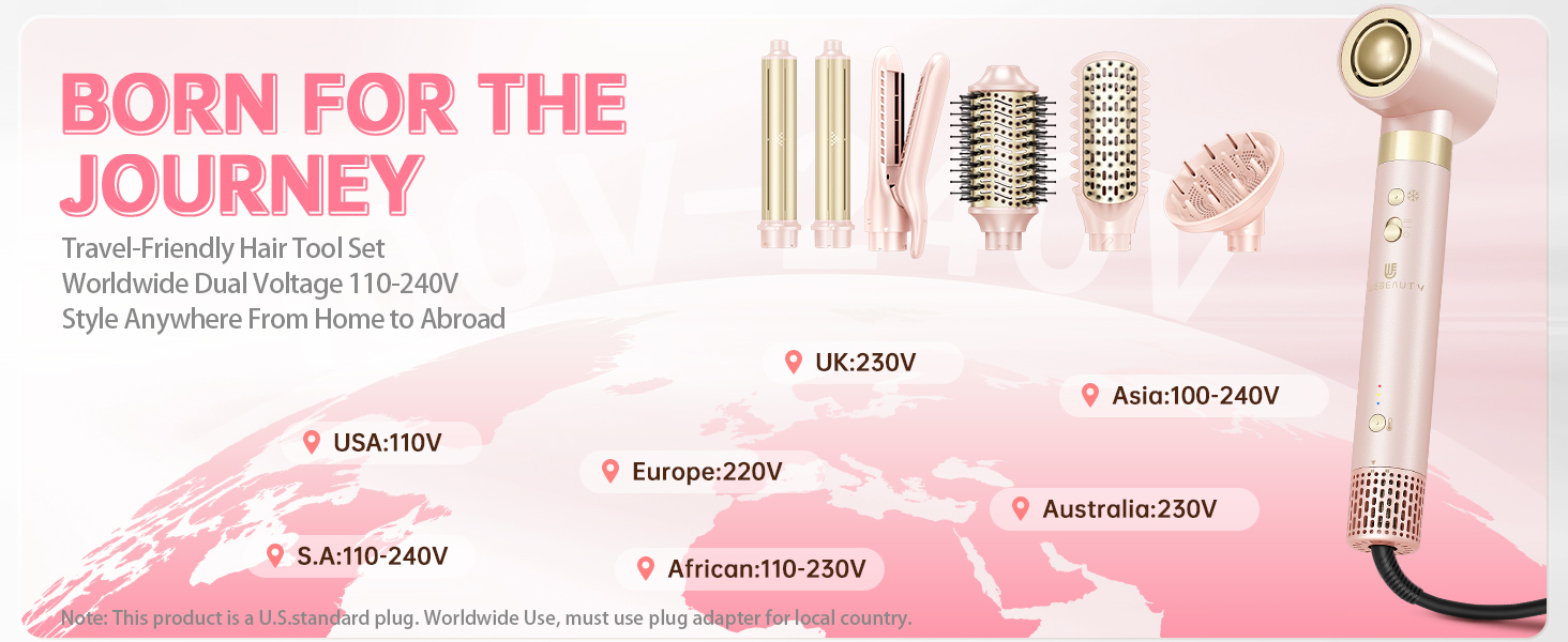 Dual Voltage Hot Air Styler