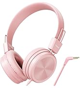 Cowyawn Kids Headphones, Toddler Headphones with Safe Volume Limiter 94dB, Wired School Headphone...