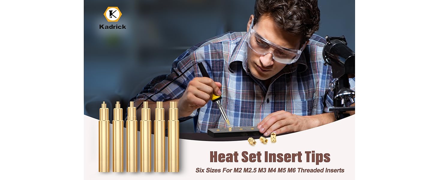 Heat Set Insert Tool M2 M2.5 M3 M4 M5 M6