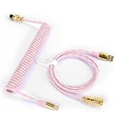 ZIYOU LANG C03 Custom Coiled USB C to A Cable with Detachable Double Sleeve Braided Nylon Spiral ...