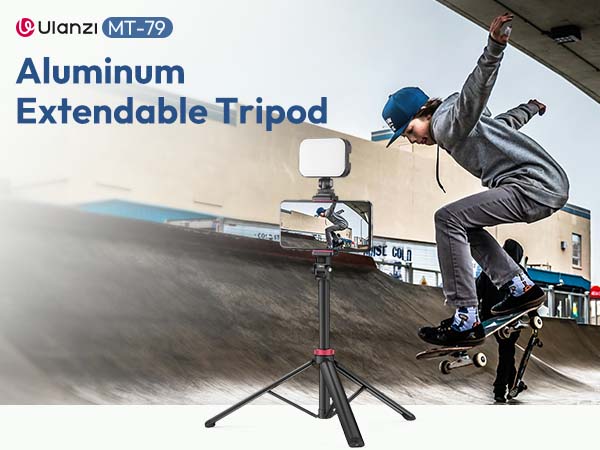 ULANZI MT-79 Extendable Tripod Aluminum, 81" Portable Adjustable Light Stand