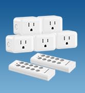 DEWENWILS Wireless Remote Control Outlet, Programmable and Expandable Electrical Outlet Switch, 1...