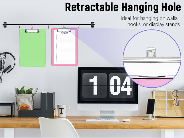 Retractable Hanging Hole