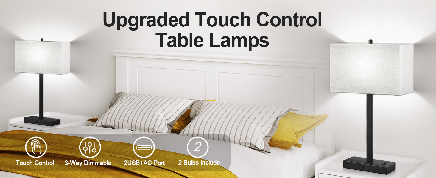 Touch Control Table Lamps