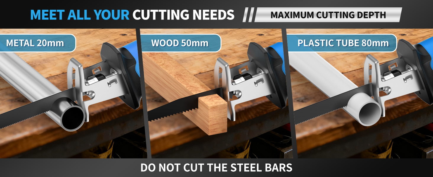 battery reciprocating saw