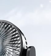 TRILINK Small USB Desk Fan – 5-Speed Mini Table Fan with Adjustable Tilt, Ultra Quiet, USB Powere...