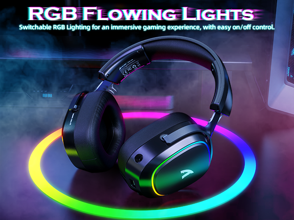 ATTACK SHARK G800 Wireless RGB Gaming Headset
