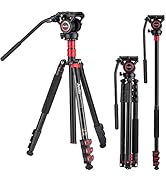 Video Tripod, Avella A154P Video Camera Tripod Monopod Aluminium Alloy 78.3 inch for Canon Nikon ...
