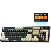 LTC Nimbleback NB1041 PRO Wireless Mechanical Keyboard w/Display Screen &amp; Knob, 2.4Ghz/ BT/USB-C ...