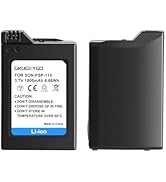 GKUGEYGO 2PCS Rechargeable Battery Real Capacity 1800mAh Lithium Ion Battery Pack Replacement for...