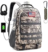 TILYTADLY School Backpack for Boys - Camouflage Boys Backpack for Kids Teens Elementary Middle Sc...