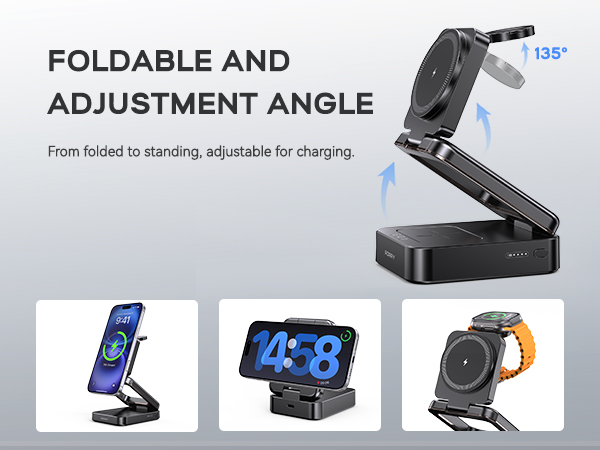 FOLDABLE AND ADJUSTMENT ANGLE
