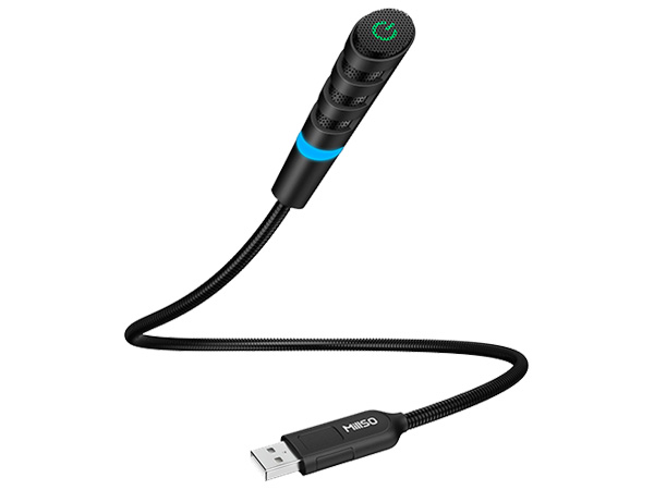 MillSO usb gooseneck microphone for laptop