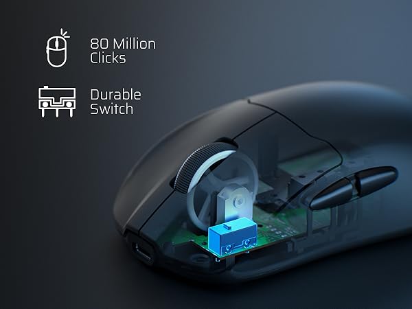 lightweight mouse bluetooth mouse gaming red dragon 